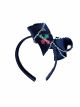 Solid Grosgrain Bow Headband