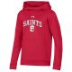 UA Yth Fleece Hood - Red Scuba