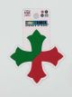 Saints Cross Durable Sticker