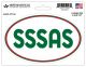 SSSAS Oval Decal Green