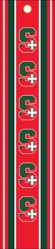 Saints Red Woven Golf Towel