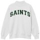 League MockNeck Wht/Grn