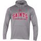 UA Mens Gray Fleece Hood 3.0