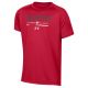 UA Youth Tech SS Red Tee 2.0