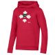 UA Youth Fleece Hood Red